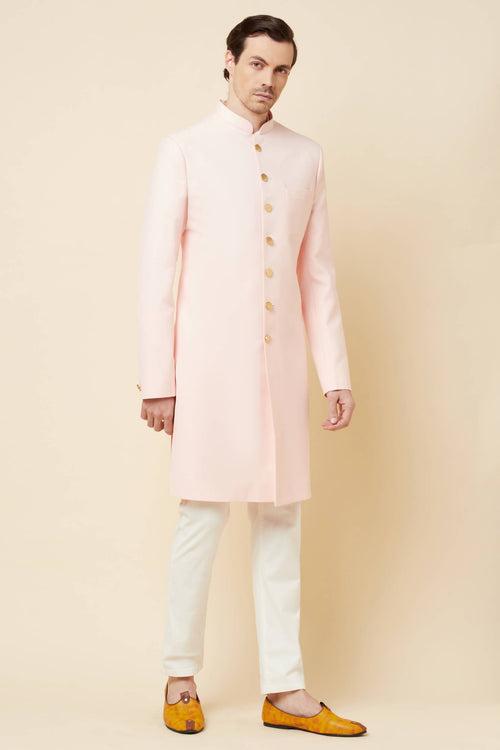 Pale Pink Sherwani Set