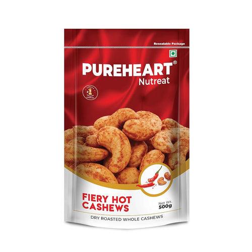 Pureheart Fiery Hot Cashews Pouch