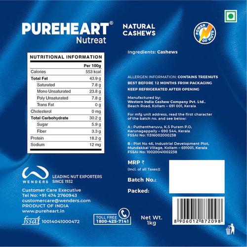 Pureheart Nutreat Natural Cashews