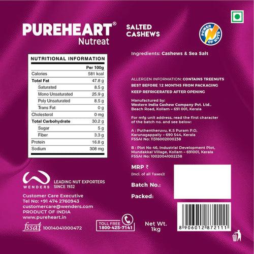 Pureheart Nutreat Salted Cashews