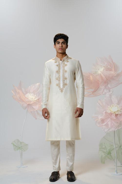 GOLD ORNATE KURTA SET