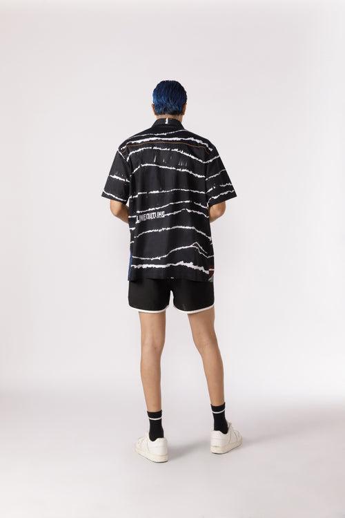 Printed resort shirt: Line Outline edition