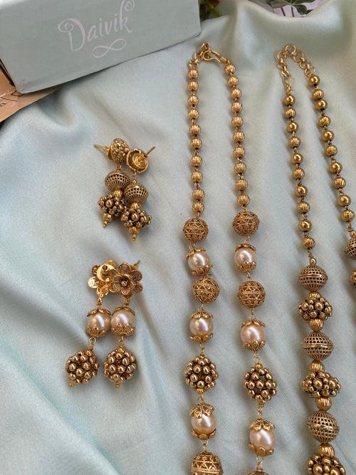 Pearl Ghungroo Mala in 2 Variants