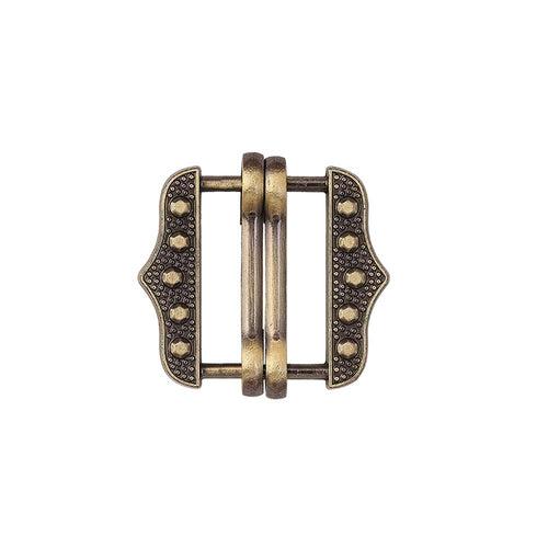 Vintage Style Premium Designer Double Adjuster Pant/Waistcoat Buckle