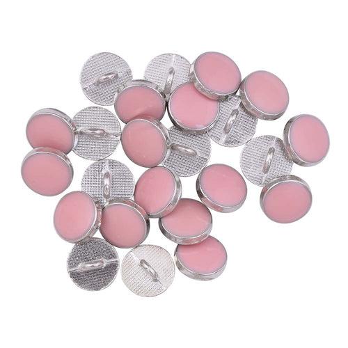 Plain Round Shape Enamel Colour Metal Shirt Buttons