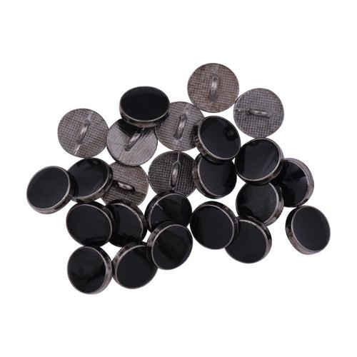 Plain Round Shape Enamel Colour Metal Shirt Buttons