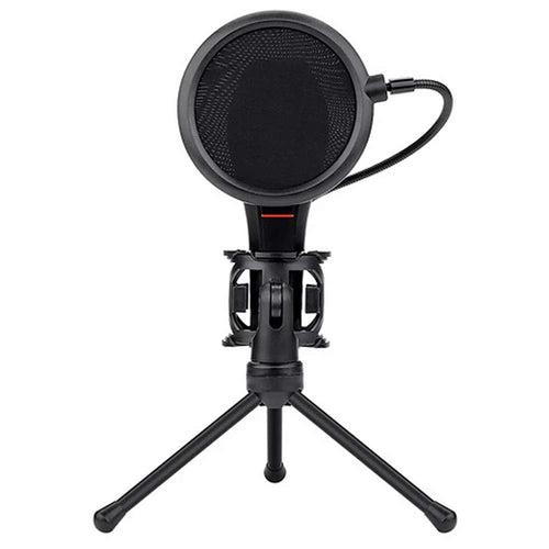 (RENEWED) Quasar GM200 Omnidirectional USB Condenser Microphone with Tripod & Pop Filter