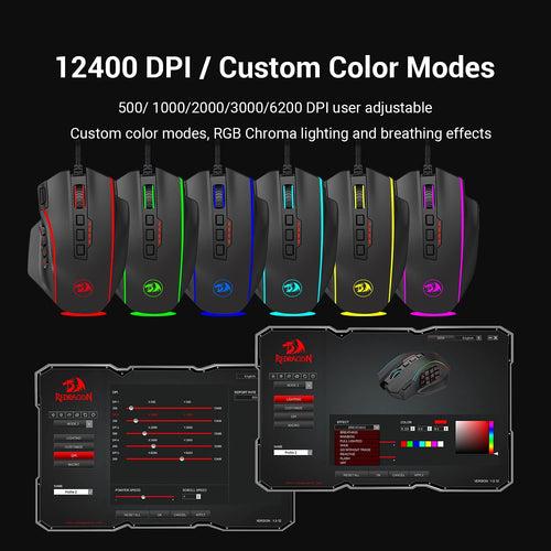 Perdiction M901 K-2 RGB Wired Mouse with Weights