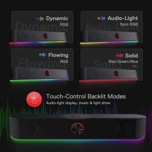 ADIEMUS GS560 -  RGB 2.0 Channel USB  Wired Soundbar