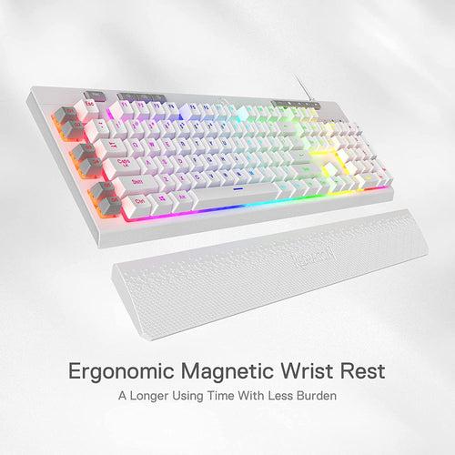 Unboxed - Shiva K512 White Membrane Keyboard (White)