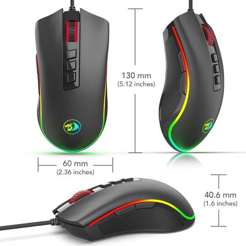 COBRA M711 RGB Wired Mouse (Black)