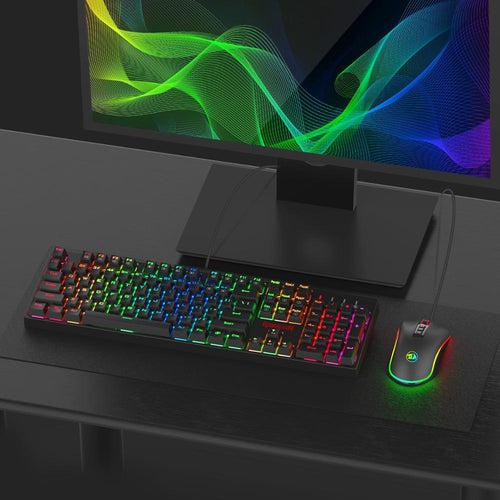 (RENEWED) SURARA K582 RGB (Mechanical) (RED SWITCH)