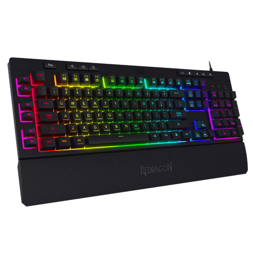 SHIVA K512- WIRED MEMBRANE KEYBOARD RGB BLACK