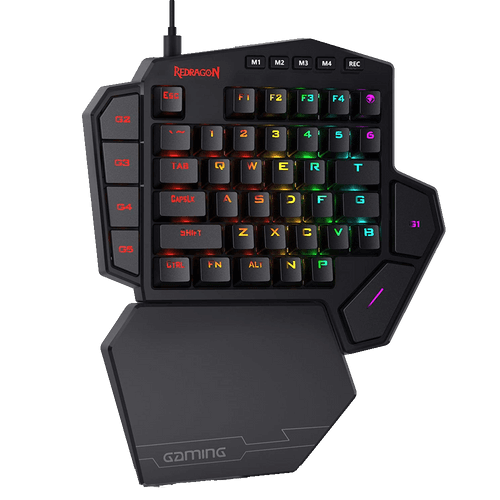 DITI K585 - One Handed Wired RGB Mechanical Keyboard (Blue Switch)