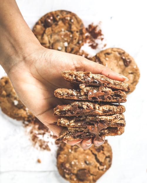 Nutella Sea Salt Cookies