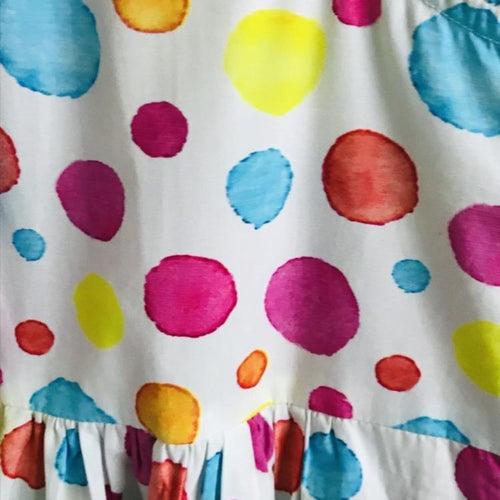 Gown for Girls and Women - Colorful Polka dots