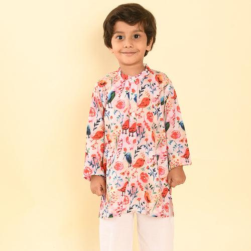 Pajama set for boys and girls - Birds