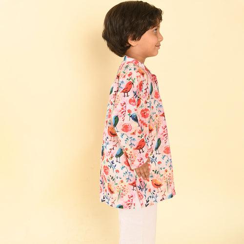 Pajama set for boys and girls - Birds