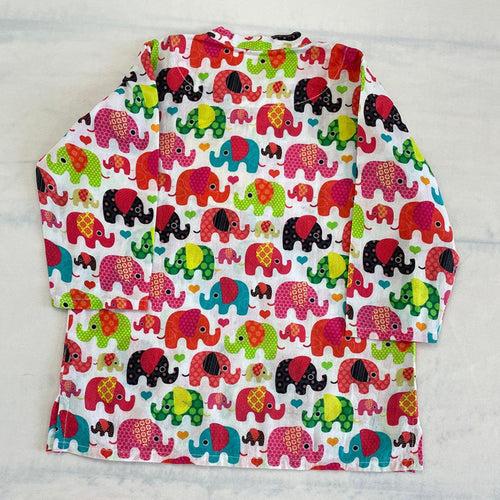 Pajama set for boys and girls - Colorful Elephant