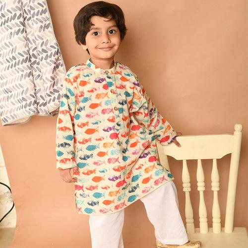 Pajama set for boys and girls - Fish