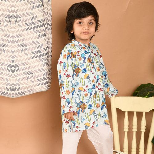 Pajama set for boys and girls - Sea Creatures