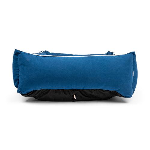 ZL Ultra Soft Navy Lounger Bed For Dogs