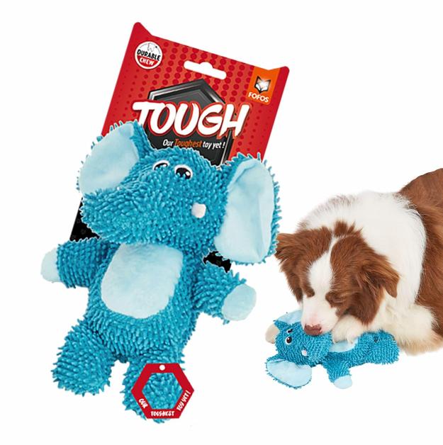 FOFOS Tough Dog Toy Elephant