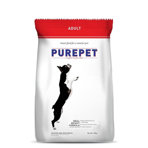 Purepet Dry Dog Food - Chicken and Vegetable - 20 kg