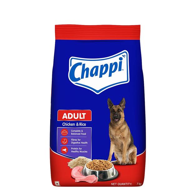 Chappi Adult Dry Dog Food - Chicken and Rice-7 kg