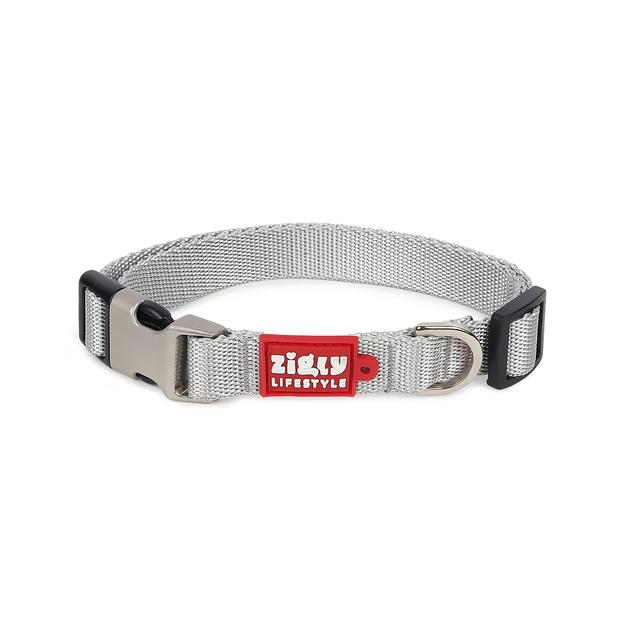 ZL Classic Dog Collar Silver