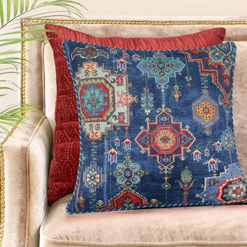 Nomad Kilim Cushion Cover - Blue