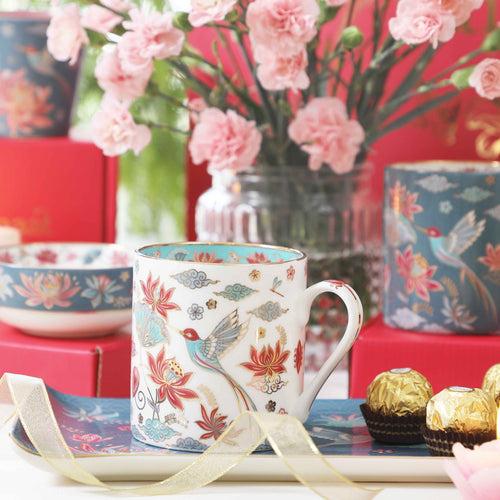 Padma Lotus 4 Mug Gift Set