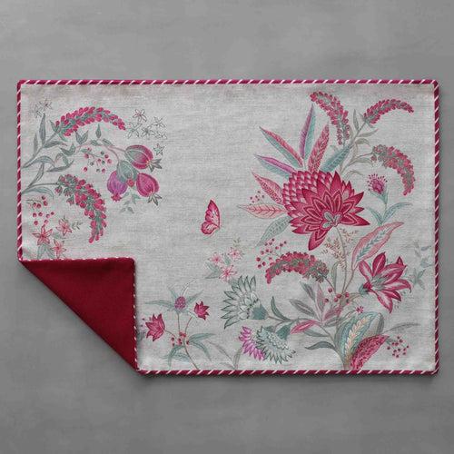 Wild Flower Table Mat Cream Gift Set