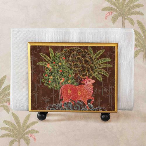 Anandi Pichwai Napkin Holder