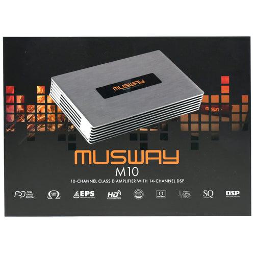 MUSWAY 12 Channel DSP with 10 Channel Amplifier - M10