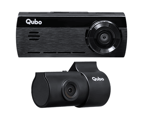 Qubo 4K-HCASV004 Smart Dashcam Pro 4K & Rear Cam With Parking Monitoring (Black)-HCA04