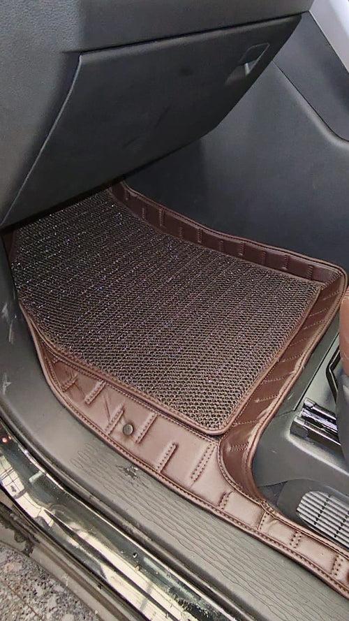 Top Gear 4D Rody HC Leatherite Car Mats for Toyota Hycross 7/8 AT-Coffee(HC-Coffee)