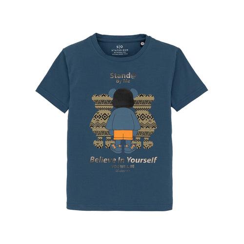 Boys Printed Round Neck T-Shirt