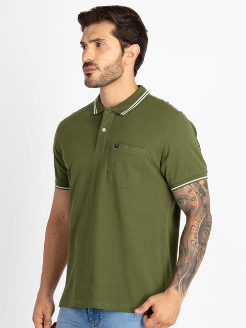 Mens Slim Fit Polo T-Shirt