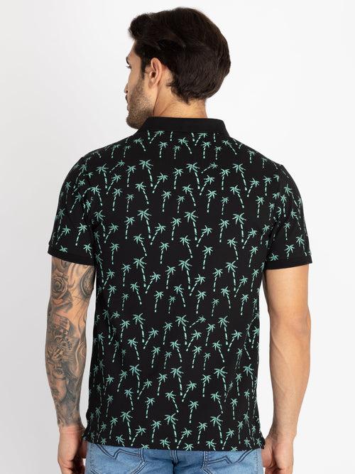 Mens All Over Printed Polo T-Shirt