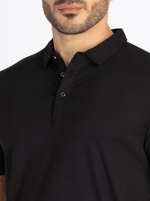 Mens Solid Polo T-Shirt