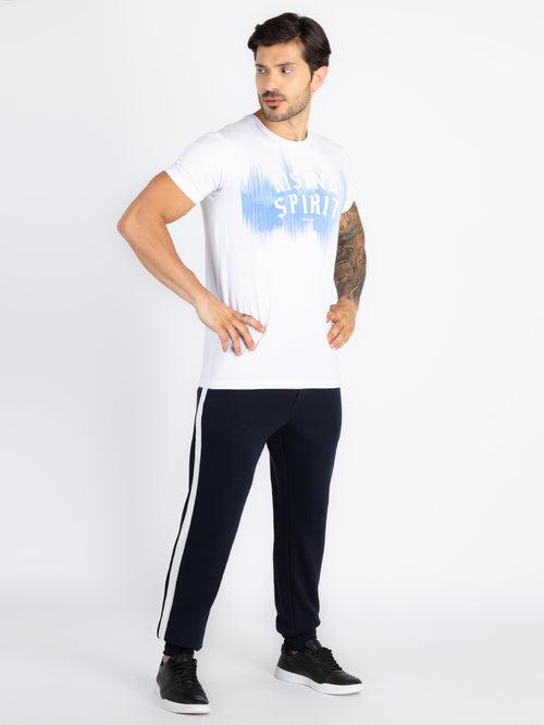 Mens Solid Regular Fit Joggers