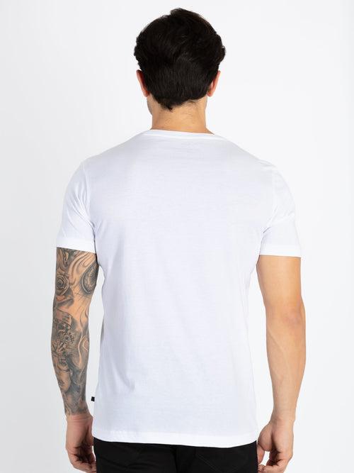 Mens Printed Round Neck T-Shirt