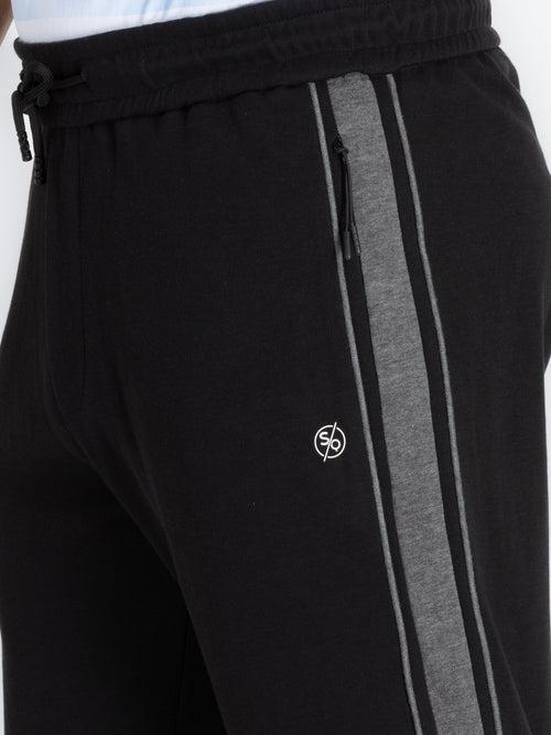 Mens Solid Regular Fit Track Pants