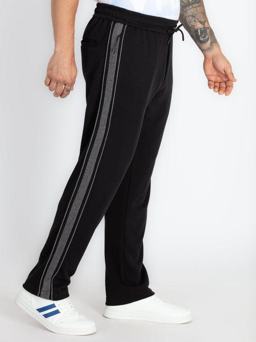 Mens Solid Regular Fit Track Pants