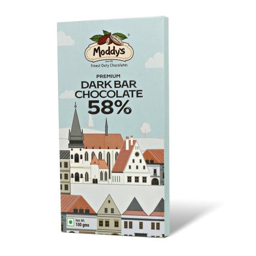 58% PREMIUM DARK CHOCOLATE BAR**