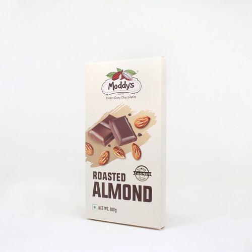 ROASTED ALMOND CHOCOLATE** (BAR)