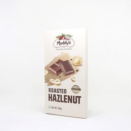 ROASTED HAZELNUT MILK CHOCOLATE** (BAR)