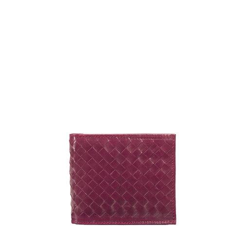 CAWM 020 | MEN'S WALLET | BERRY / TAN