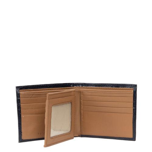 CAWM 020 | MEN'S WALLET | MIDNIGHT BLUE / CARAMEL